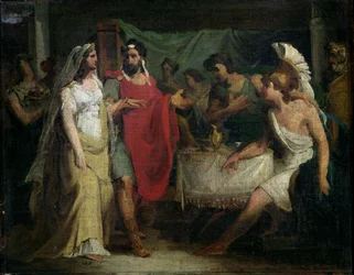 La boda de Alejandro Magno (356-323 a. C.) y Roxana, 1810